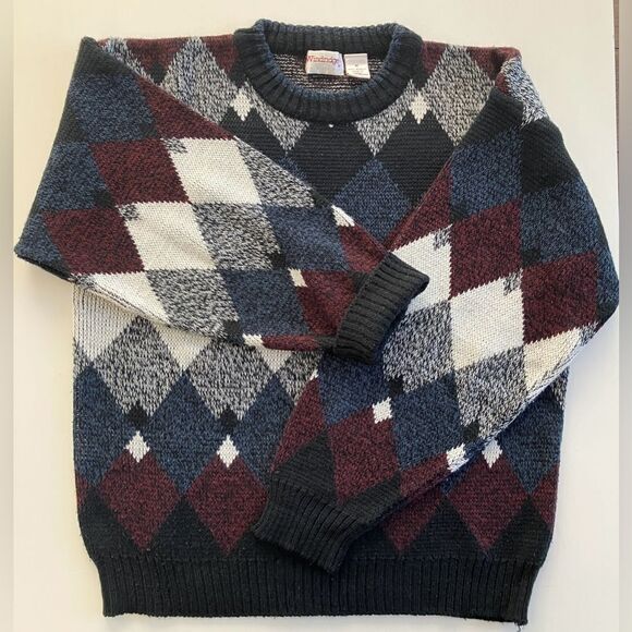 Argyle Oversized Sweater* - Picture 2 of 8